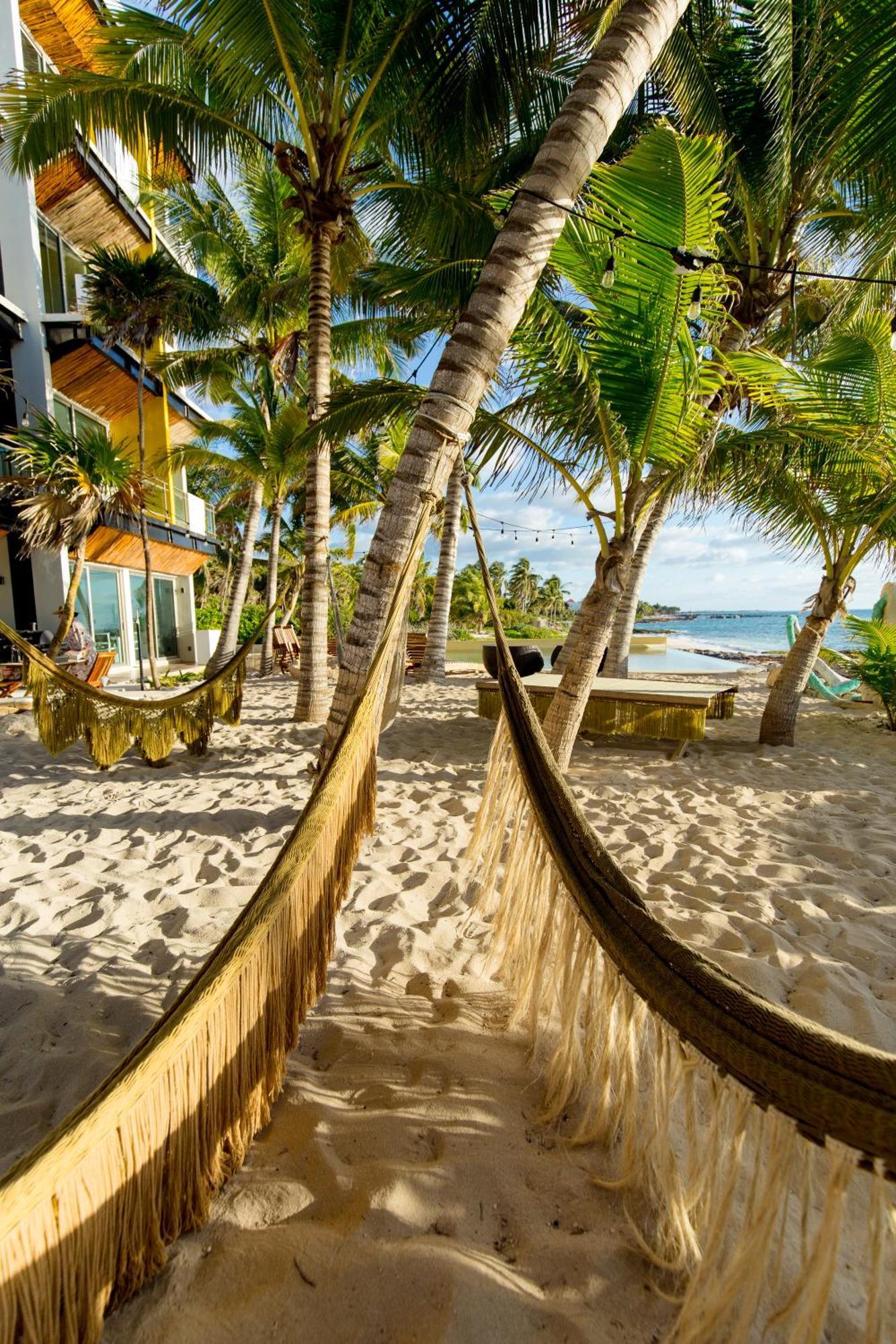 Angelina 28 Beachfront And Family Apartments - Modern And Relaxing Long Stays - 20 Min From Cancun Airport Пуерто Морелос Екстериор снимка