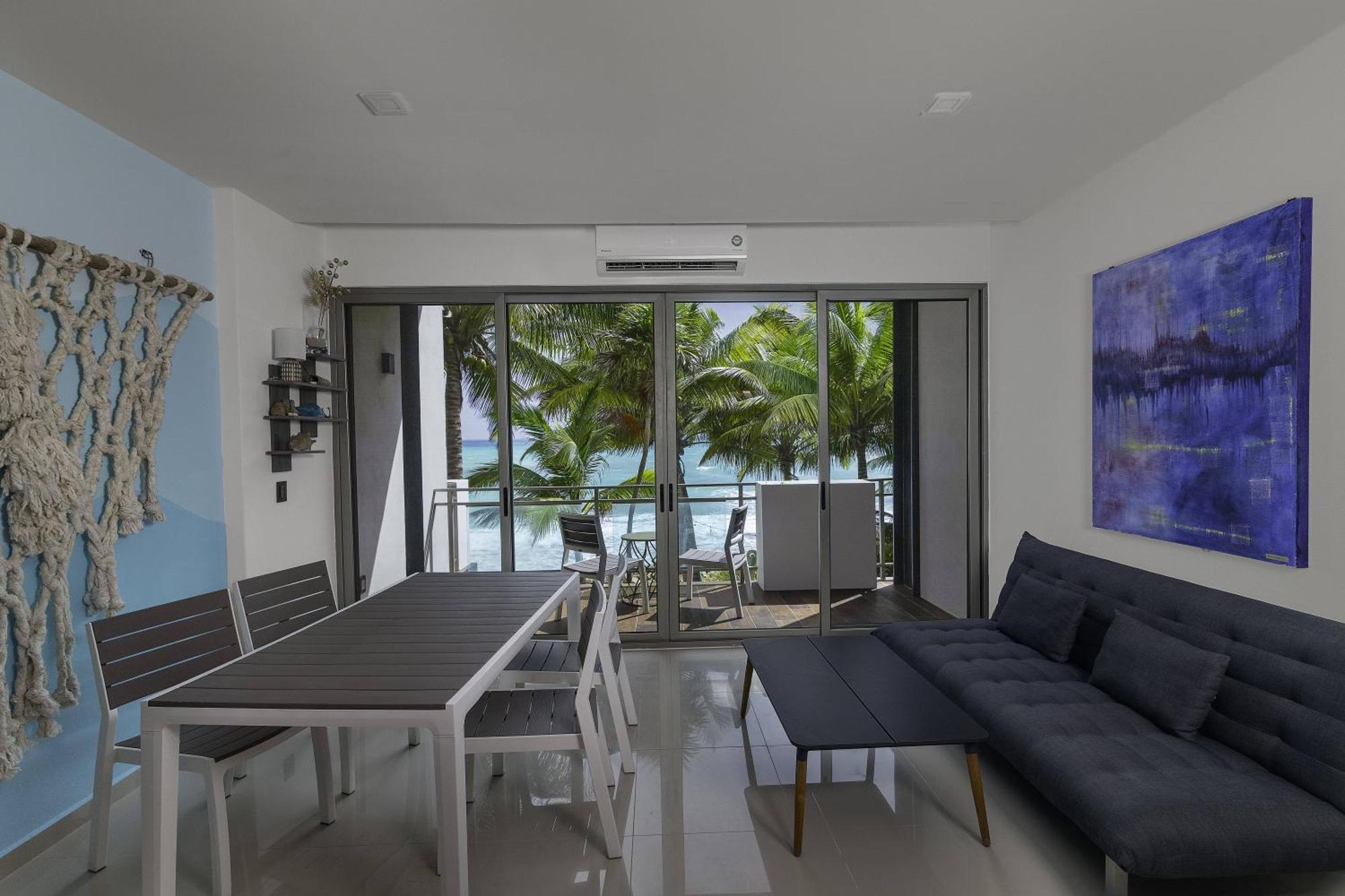Angelina 28 Beachfront And Family Apartments - Modern And Relaxing Long Stays - 20 Min From Cancun Airport Пуерто Морелос Екстериор снимка