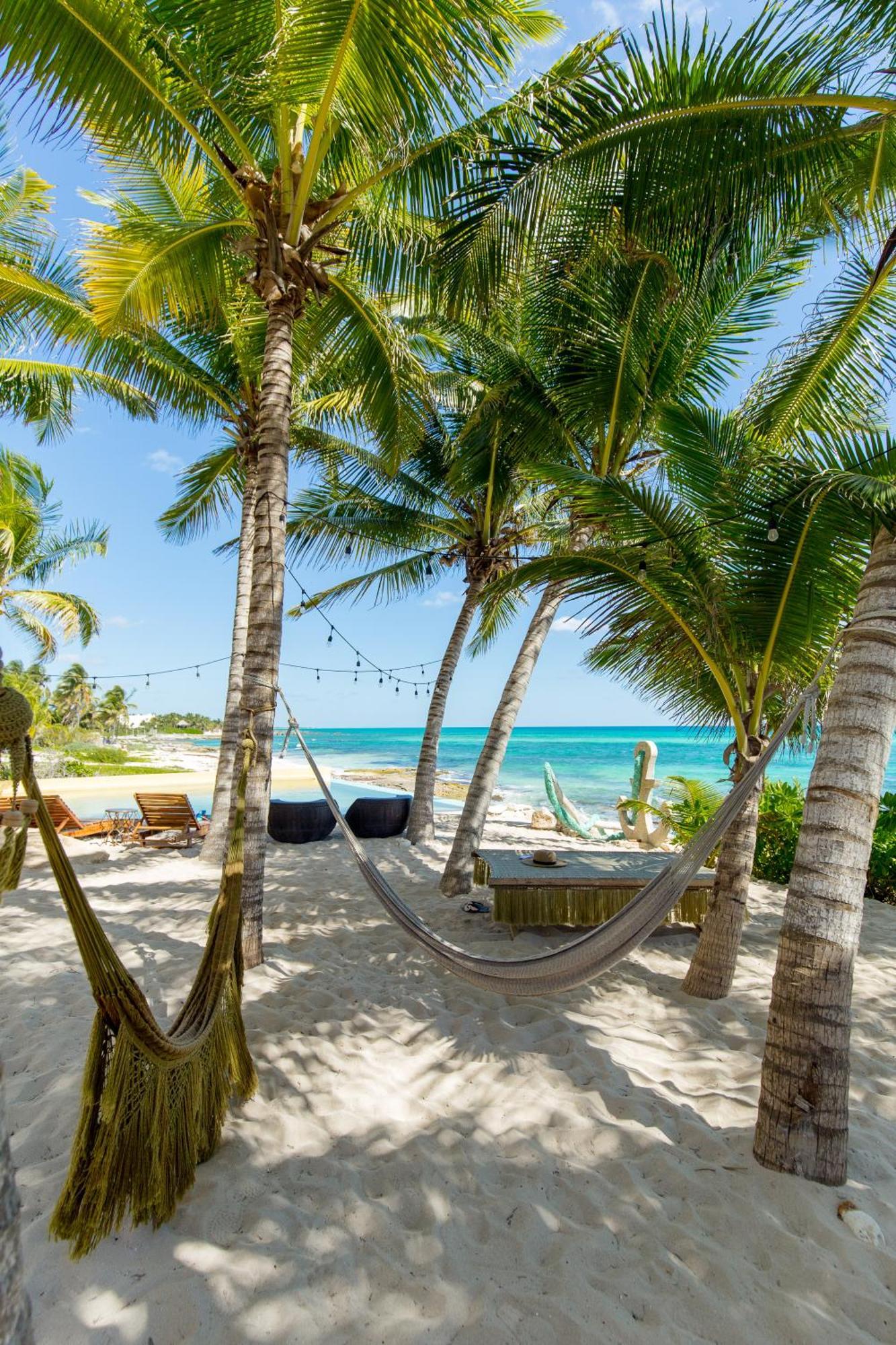Angelina 28 Beachfront And Family Apartments - Modern And Relaxing Long Stays - 20 Min From Cancun Airport Пуерто Морелос Екстериор снимка
